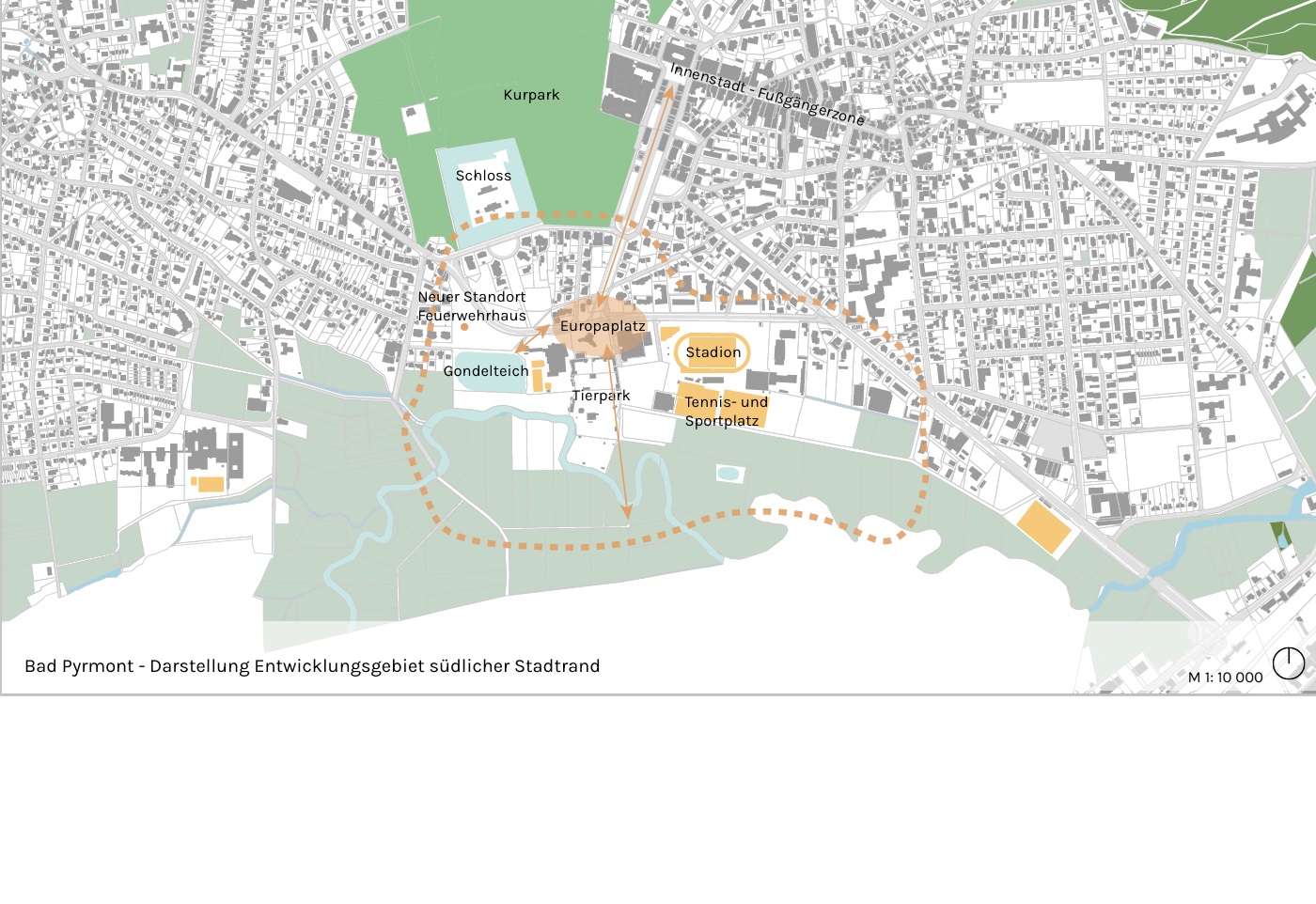Karte von Bad Pyrmont (Quelle: Stadt Bad Pyrmont - MV 150/2024 Ratsinformationssystem)